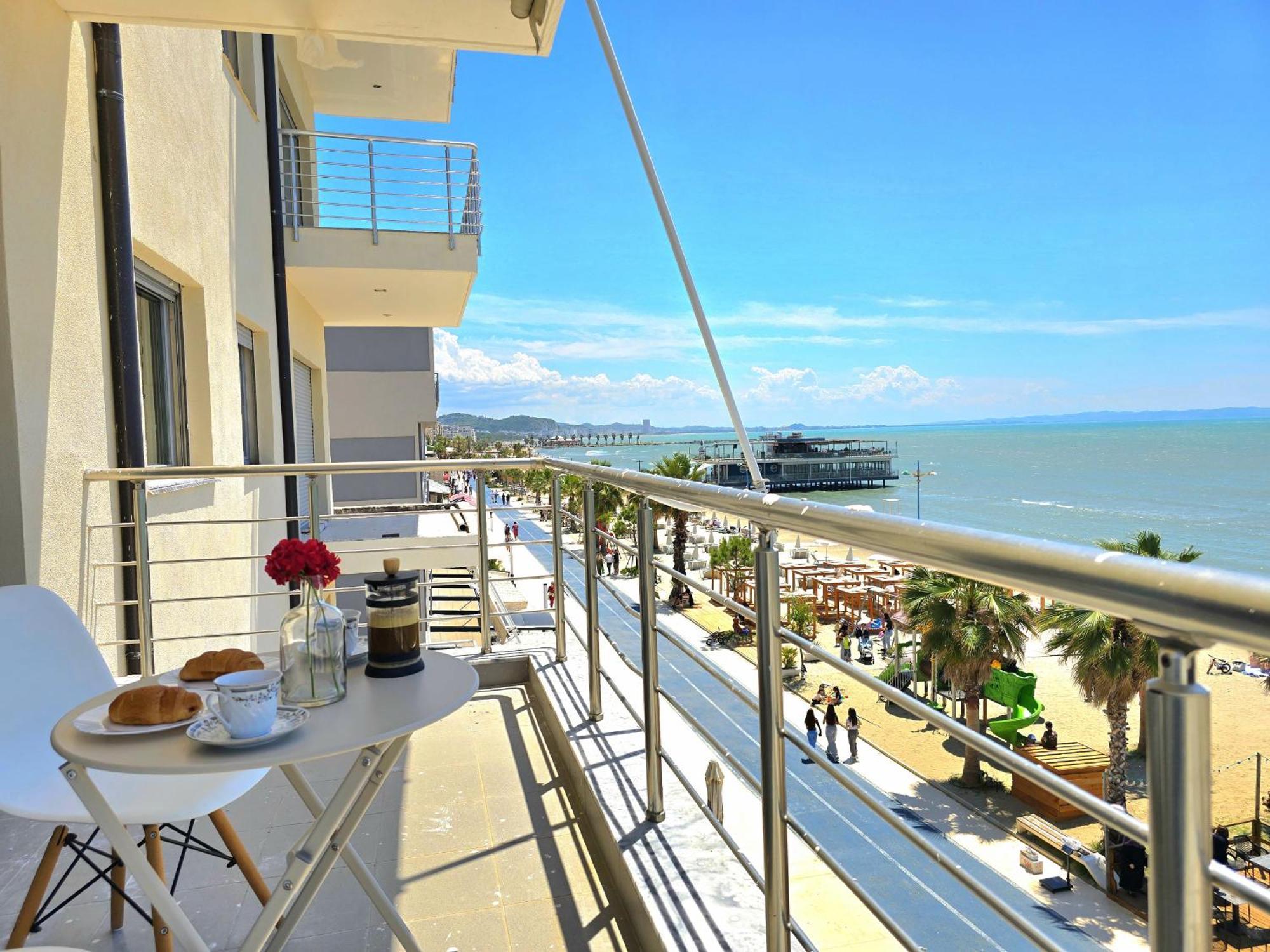 Sea View Apartments In דורס מראה חיצוני תמונה