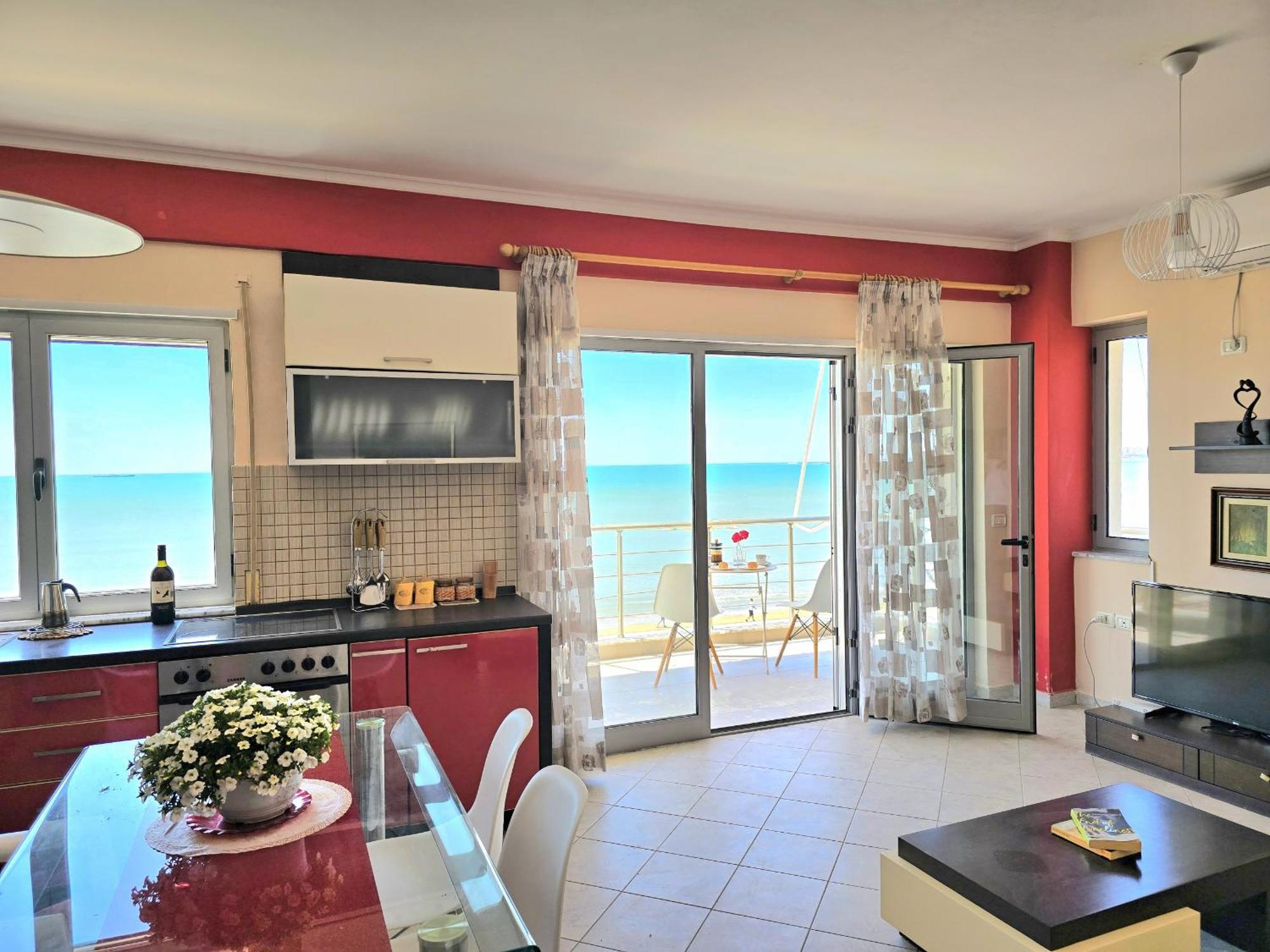 Sea View Apartments In דורס מראה חיצוני תמונה
